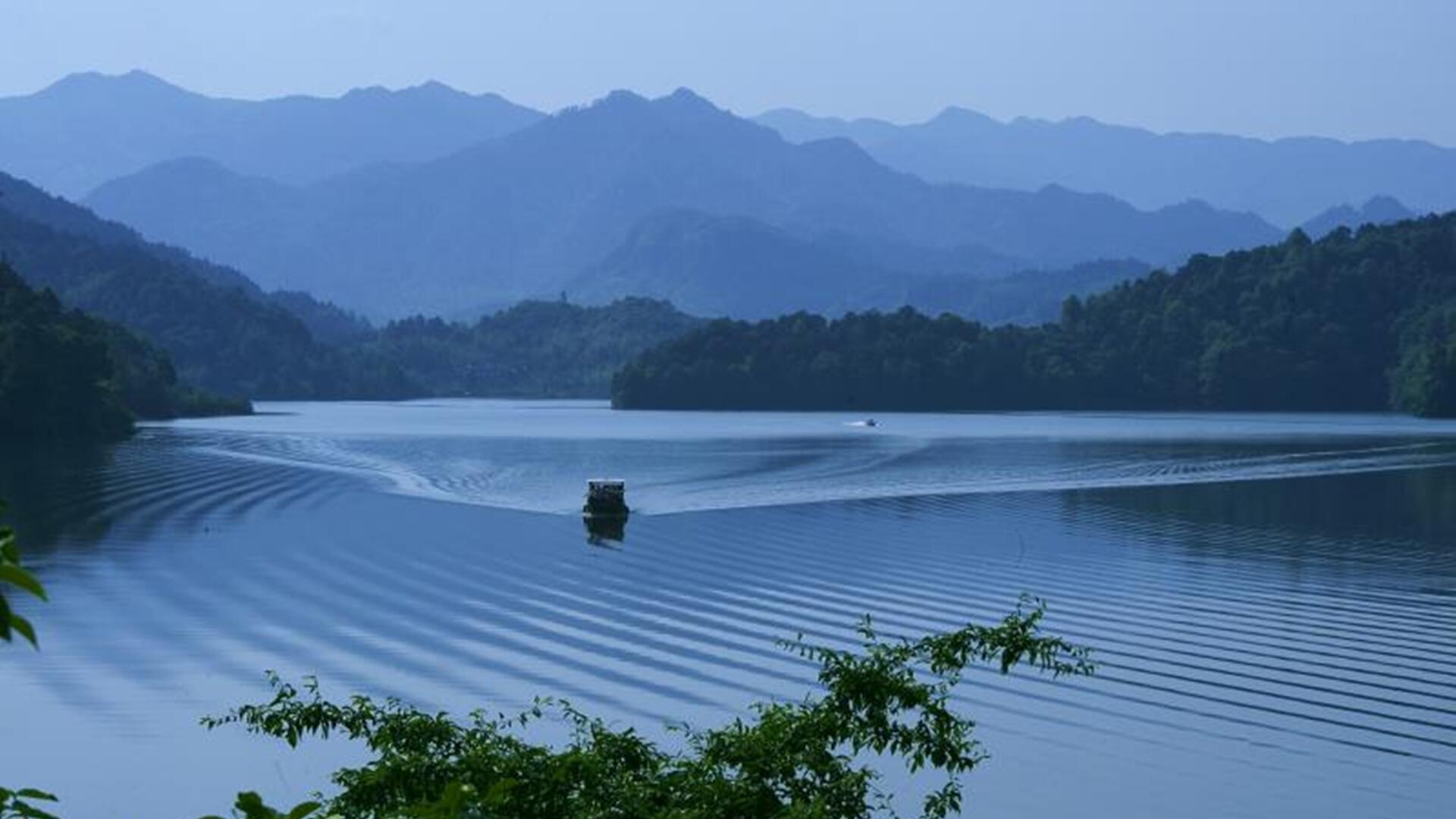 沩山青羊湖图片