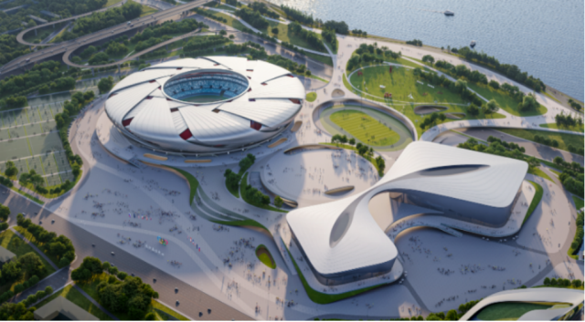 第十六届全国运动会主场馆设置在长沙奥体中心。