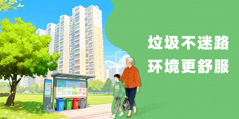 垃圾不迷路 环境更舒服