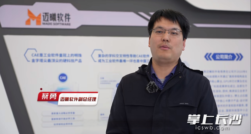 迈曦软件副总经理蔡勇。