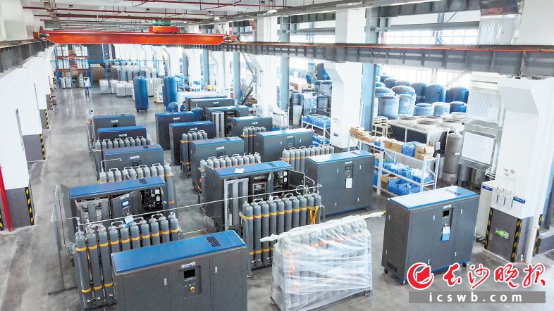 　　泰瑞医疗是一家以&ldquo;氧+&rdquo;为核心，集研发、设计、生产、销售、安装与售后于一体的创新型高科技企业。图为泰瑞医疗生产基地。长沙晚报全媒体记者 邓迪 摄