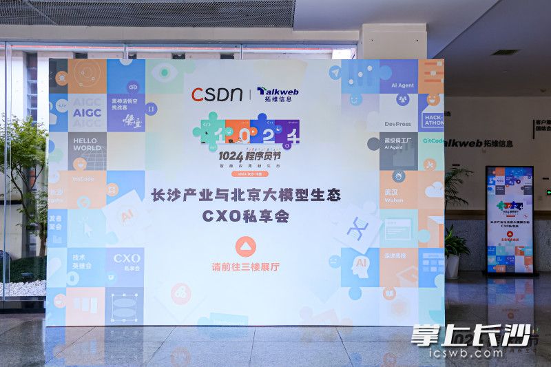 长沙产业与北京大模型生态CXO私享会举行。  均为主办方供图
