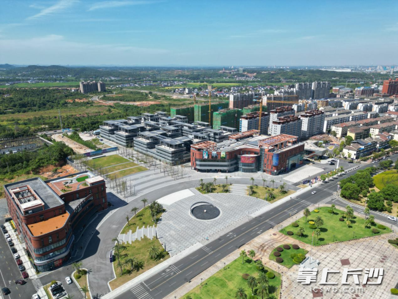 浏阳经开区“三生融合”项目再开发后。