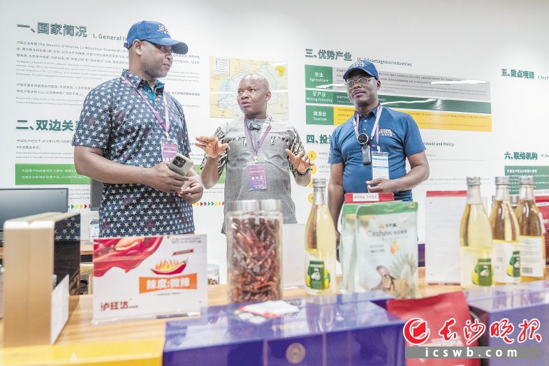 　　&ldquo;非洲媒体湖南行&rdquo;成员今年9月在位于高桥大市场的中非经贸博览会常设展馆走访。　　长沙晚报全媒体记者 陈飞 摄