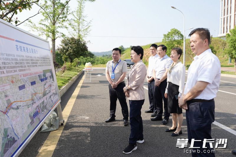 茶绕高速项目调研现场。