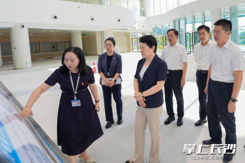 长沙市妇幼保健院河西院区项目调研现场。