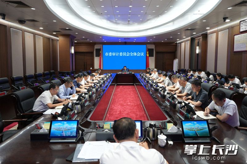 8月20日，市委审计委员会会议召开。 长沙晚报全媒体记者 郭雨滴 摄