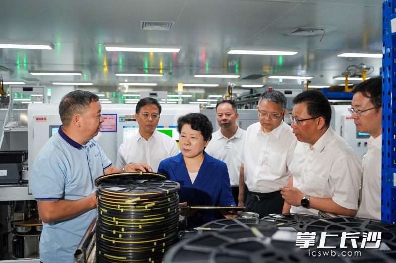 湖南普斯赛特光电科技有限公司调研现场。