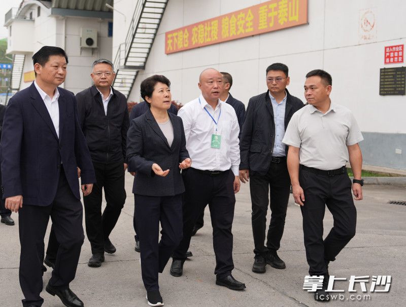 吴桂英来到天华粮食购销有限公司(路口储备库)。