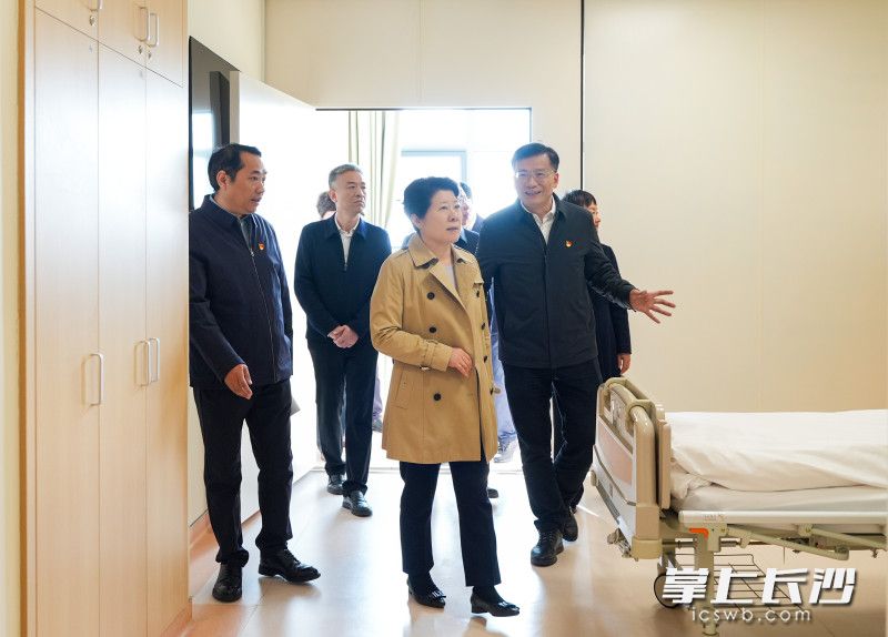 长沙市公共卫生救治中心改扩建项目调研现场。