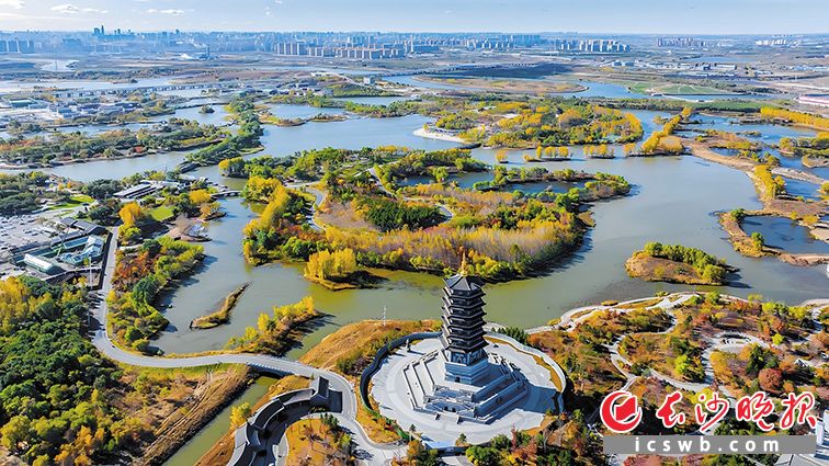 长春伊通河北湖湿地公园。长春日报 供图