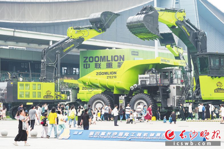 5月18日,第四届长沙国际工程机械展览会在长沙国际会展中心落下帷幕。长沙晚报全媒体记者 郭雨滴 摄
