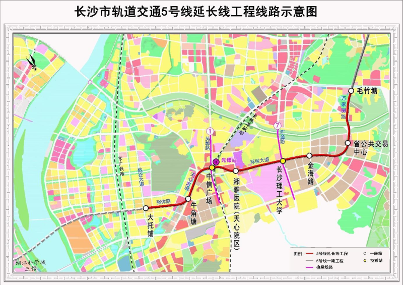 5号线延长线线路示意图