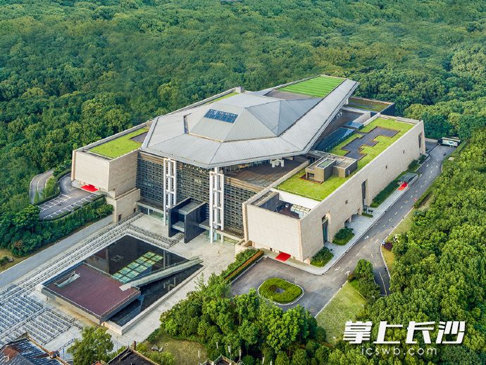 湖南博物院外景。