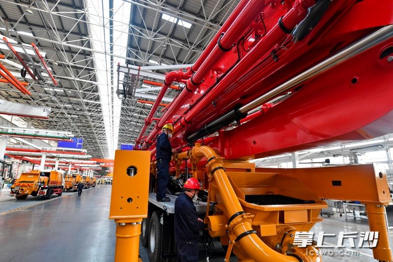 图为三一集团18号工厂。长沙晚报全媒体记者 王志伟摄