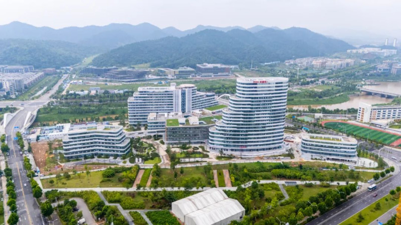 长沙市妇幼保健院（河西新院）项目航拍图。均为通讯员 邓乐 供图