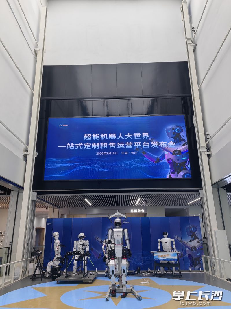 发布会上，全球首个&ldquo;机器人一站式定制租售运营平台&rdquo;正式上线。