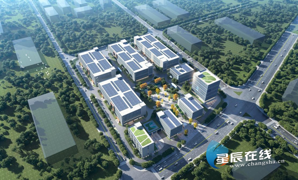 长沙城北提速新引擎金霞智慧玖号产业园开工