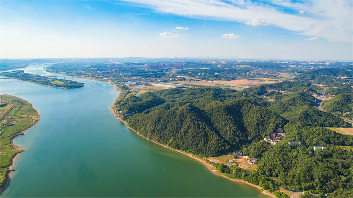 天心区南部融城片区鸟瞰图。 天心区委宣传部供图